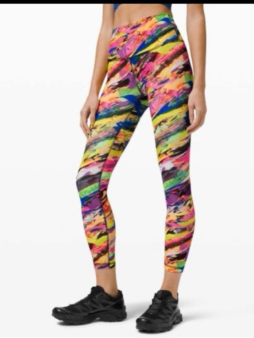 lululemon athletica Multicolor Abstract Print High-Rise Leggings